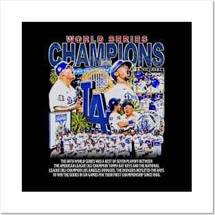 Los Angeles D 2020 World Series Champs Posters and Art